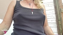 nippleringlover hot outdoor tit flash ice cold nipple play